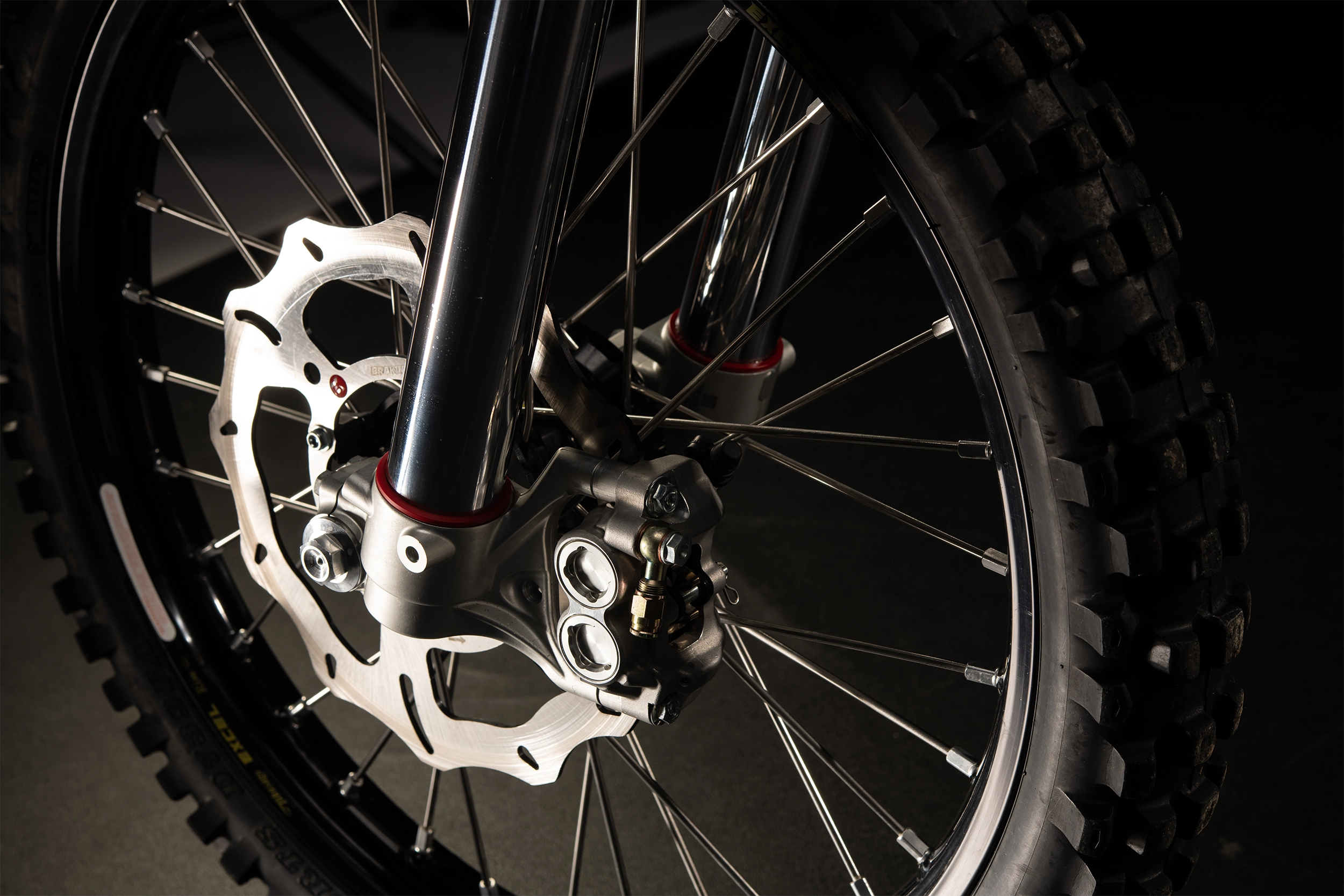 Photo of motorcycle wheel